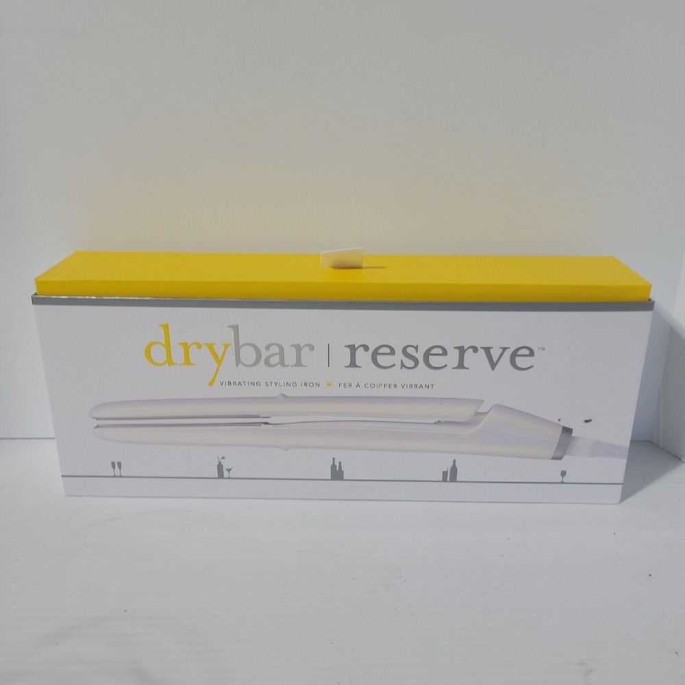 Drybar Reserve Vibrating Styling Flat Iron 1" EMPTY BOX ONLY 900-3160-4 White